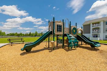 Playground with slide